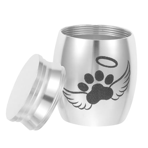 Toyvian Urna Pequeña para de Mascotas de Urna Conmemorativa para Perros y Gatos Contenedor para de Transportar Diseño Elegante y Duradero