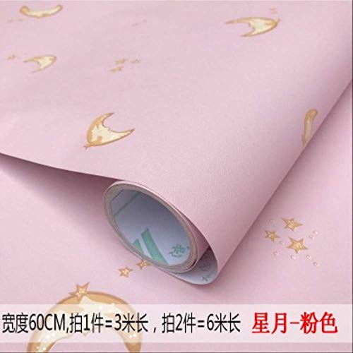 Papel Pintado Autoadhesivo Simple Lavable Pvc Impermeable Planta Flores Rayas Mes Renovado Sala De Estar Sala De Niños 60 * 300 Cm