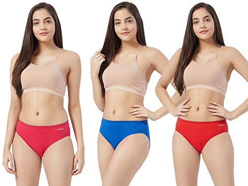 Image of Fruit of the Loom Women's Bikini(Colors and Prints May Vary) (Pack of 3)