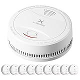 X-Sense Rauchmelder SD12 | Q-Label, VDs und TÜV geprüfter Feuermelder | Rauchwarnmelder, Brandmelder | Verbesserte Ausführung, 10er Set