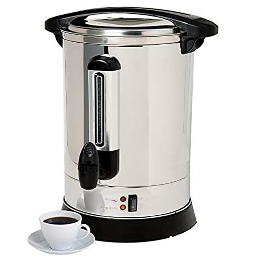 Focus Foodservice Crown Select 100-Cup Maker 100 Cup Coffee Urn, Large, Multiple