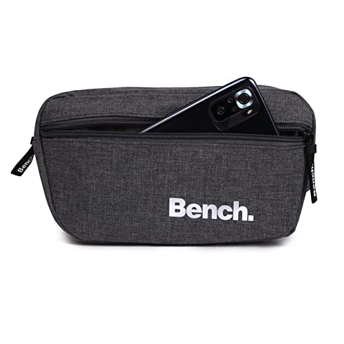 Bench Classic Unisex Bauchtasche - Gürteltasche & Hüfttasche für Damen und Herren, Handytasche, Dunkelgrau, 23x13x6 cm