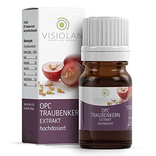 OPC TRAUBENKERN EXTRAKT hochdosiert, 15ml, LIPOSOMAL | Reich an natürlichen Polyphenolen | Reines OPC (mind. 99,5%) | Höchste Bioverfügbarkeit aus französischen Weintrauben