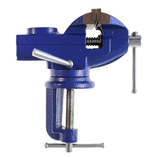 Preisvergleich Produktbild CORVUS 600381 Mini-Schraubstock, blau
