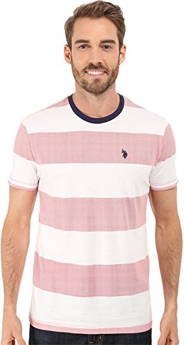U.S. Polo Assn. Men's Wide Stripe Crew-Neck T-Shirt