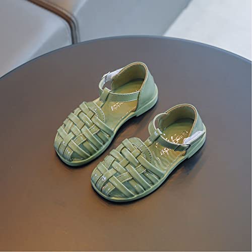 Girls Closed Toe Knitted Sandal3