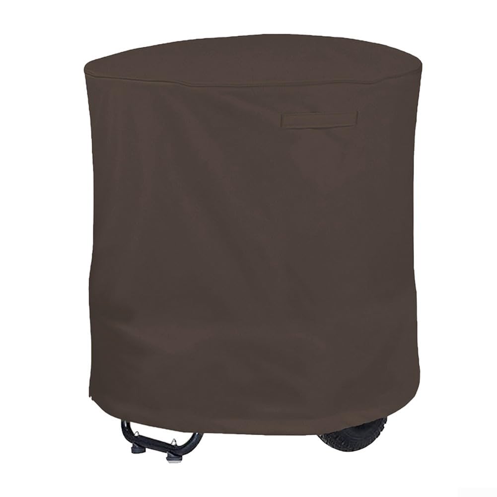 Housse de protection imperméable et anti-poussière pour broyeur de bois d'extérieur (café)