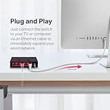 MERCUSYS MS105G 5-Port Desktop Ethernet Network Switch/Hub, 10/100/1000Mbps Ethernet Splitter, Energy Saving up to 82%, Plug & Play, TP-Link Switch, Perfect for home/small office/dormitory - Image 5