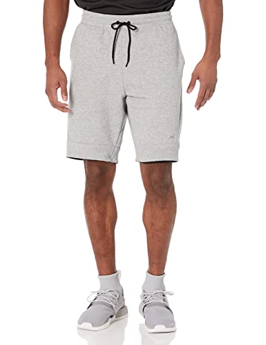 Photo 1 of Amazon Essentials Men's 9" Tech Fleece Active Short Large Light Grey Heather