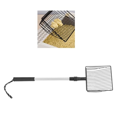 CCYLEZ Litter Scoop for Cat Litter Cleaner Corner Shovel with Long Extendable Handle, Chicken Coop Poop Scooper - Image 4