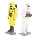 Statues en résine - statues sont conçues en forme de pompier chimique, vos enfants peuvent utiliser pour jouer au jeu pompier chimique, statues de pompier chimique