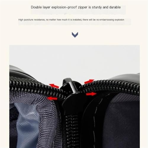 Suitcases Double Layer Zipper Expansion Suitcase Unisex Travel Suitcase Trolley Case Large Capacity Password Suitcase Suitcases with Wheels(Black,26in)3