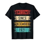 Awesome Since December 1921 104th Birthday Gifts