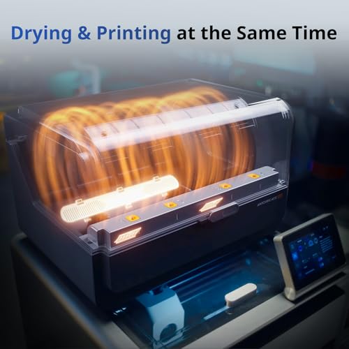 anycubic 3d printer kobra s1 combo multi-color 3d printer max 600mms high speed printing high precision works right out of box sealed storage intelligent mult-filament drying 9834x9834x9834