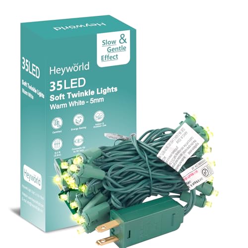 Heyworld Slow Twinkle 35LED 10ft String Lights - Warm White