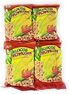 Ilocos Chichacorn Cornick Corn Nuts - Spicy Flavor, 3.53 oz (100g), 4 Pack
