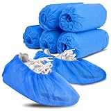 50 Pack (25 Pairs) Shoe Covers Disposable - Boot Covers Disposable Non Slip Shoe Covers for Men and Women Fits All Sizes of Shoe Booties for House Cleaning