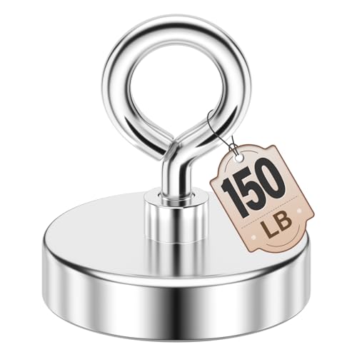 FINDMAG 150 LBS 36mm Eyebolt Fishing Magnet