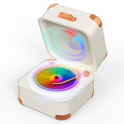 Portable Bluetooth Speaker,Mini Record Player,HD Sound...
