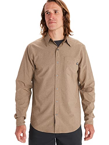 Image of Marmot Men's Aerobora Long Sleeve Button Down Shirt