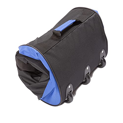 CWC Wheeled Duffel Bag - Collapsible and Multipurpose (36 inch, Blue)