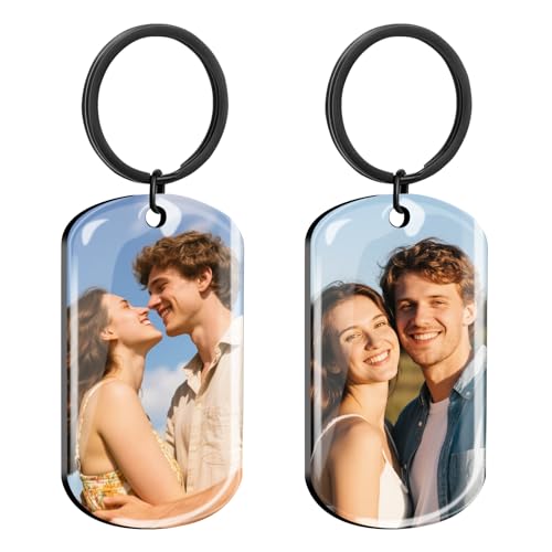 HOBULL Regalo Llavero Personalizado Regalo Pareja San Valentin Hombre Mujer - Ideas Regalos Llaveros Personalizados San Valentin Para Novio, Aniversario, Dia dos Namorados