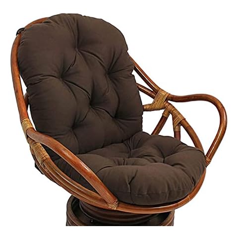 GAKYOUR Outdoor Waterproof Seat Cushion One-Piece Cushions Single Sofa Pad Swivel Rocker Chair Pads for Office Cover