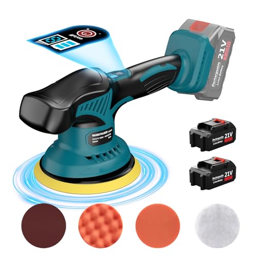 Pulidora Orbital Coche Batería Marca Yofuly