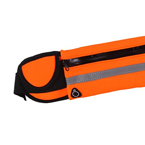 2 Peças De Corrida Saco De Cintura Pacote Corredor Ultrafino Esconder Telefone Id Bolsa De Viagem