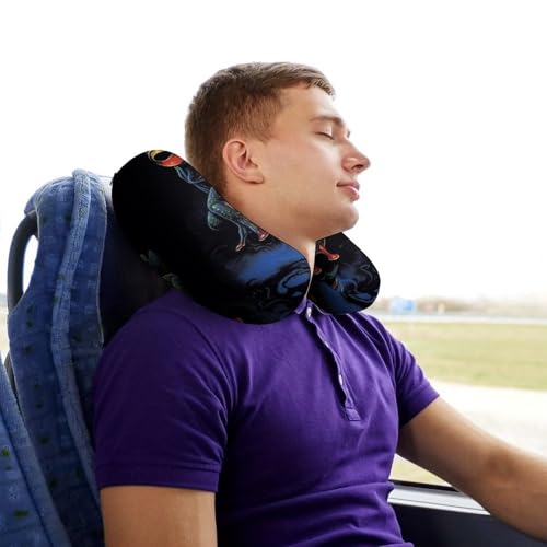 Almohada espuma viscoelástica tamaño único para viaje miniatura 7