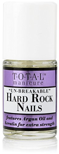 Total Manicure Un-Breakable Hard Rock Nails. Nail strengthening oil with Keratin and Argan Oil. 0.48 fl oz.