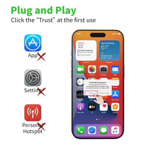Image of [MFi Certified] Apple USB C to HDMI Adapter for iPhone 17 to TV,4K Type C Digital AV Adapter Sync Screen Connector with 100W Fast Charging Port for iPhone 17 /15 /16 Series MacBook Pro Air iPad Pro