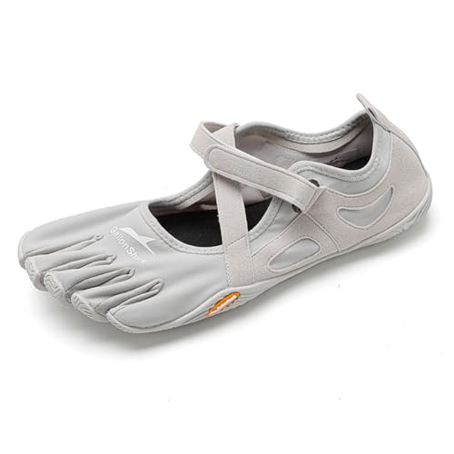 Gallonshark Barefoot Magic Claw Five Finger Shoes Home Essentials Multi-Purpose & Ultra-Portable Hook And Loop Shoes For Women Grey-9-9.5