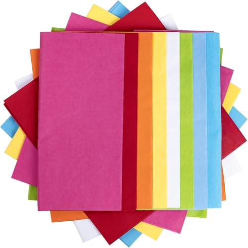 Image of ECO SARRAS 8 COLOR SET MULTI-PURPOSE WRAPPING PAPER FOR GIFT WRAPPING, HAMPERS, ART N CRAFT, DIY PROJECTS, FLOWER MAKING, CLOTHES, CANDLES, WEDDING DECORATIONS, HOLI MOTHERS DAY DECORATION (60 SHEETS)