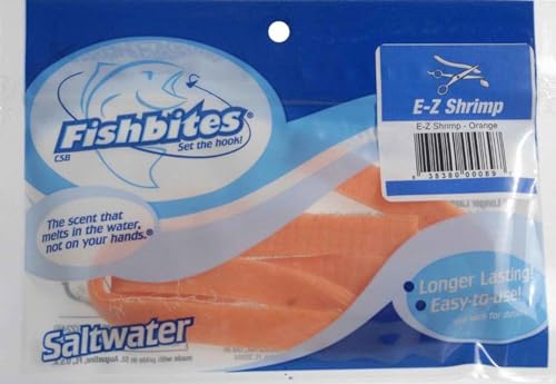 Fishbites E-Z Shrimp - Longer Lasting (Orange)