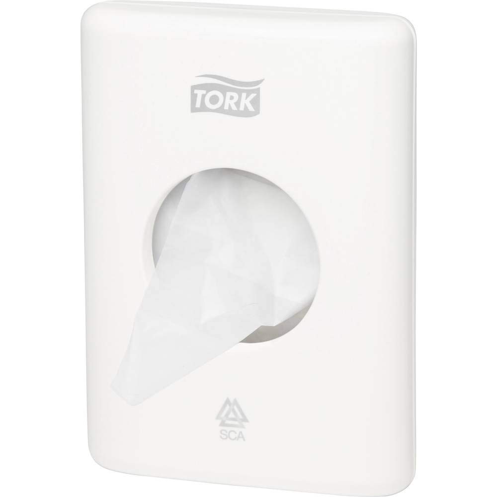 Tork Sanitary Towel Bag Dispenser White B5, Easy Clean, Elevation Range