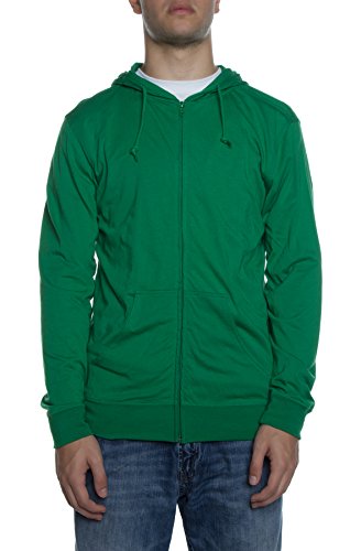 Cottonhood Lightweight Jersey Zip Hoodie for Men – Full Zip Casual Cotton Hoodie, Soft Long Sleeve (4XL, Kelly Green, 702)4