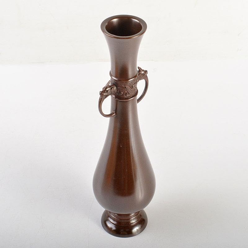 Amazon.co.jp: 唐銅風爐師 藤井宗喜作 唐銅 鳳凰文龍耳 花入 共 Amazon.co.jp: 唐銅風爐師 藤井宗喜作 唐銅 鳳凰文龍耳 花入 共