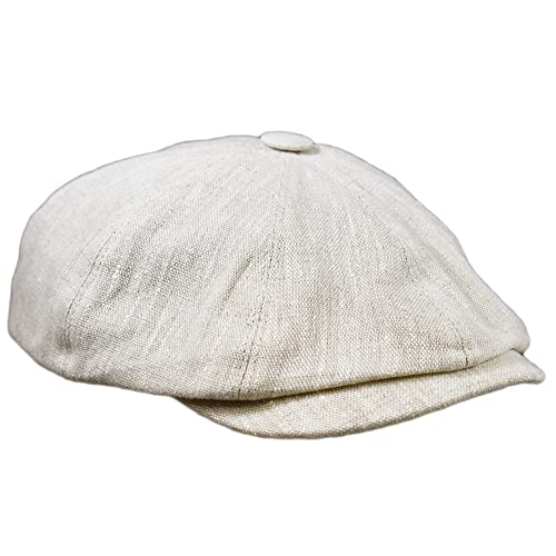 Bonnet Spicchi Homme MELEGARI en lin contre la chaleur style italien élégant