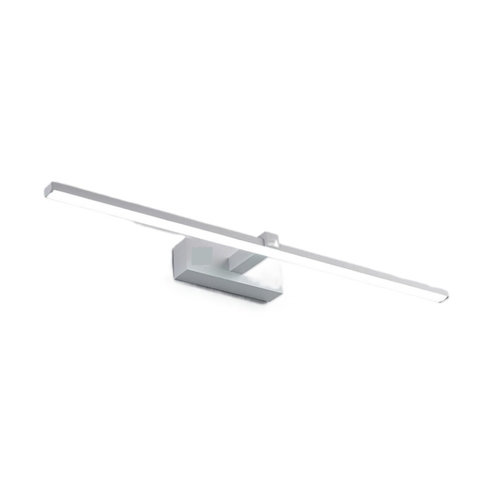 Led Spiegel Lichter Wand Lampen Badezimmer Wasserdicht Weiß Schwarz LED Flache Lampe Moderne Innen Beleuchtung Make-Up Stabile Beleuchtung(Cool white,White-40cm)