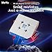 Moyu Weilong WRM V9 2023 MagLev Ball-core UV Coated Speed Cube 3x3 Stickerless Puzzle Cube Professional MagLev Magnetic Master Cube (20-Magnet MagLev+Ball-Core+UV Coated)