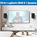 notiela Speaker Mounts for Logitech Z906 Speakers Wall Mount Tilt & Swivel Adjustable Ceiling Mount for Logetich Z906 Satellite Speaker Mounting Bracket, Single