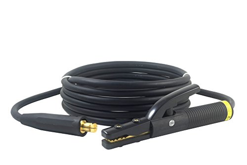 SÜA - 350 Amp Welding Electrode Holder Lead Assembly - LC40 Connector - 1/0 AWG 100% Copper Cable (15 FEET)