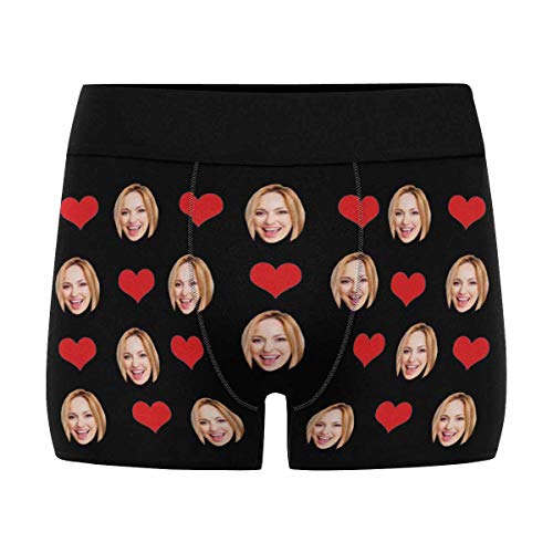 Custom Face Men's Boxer Briefs Underwear Shorts Underpants with Photo Picture