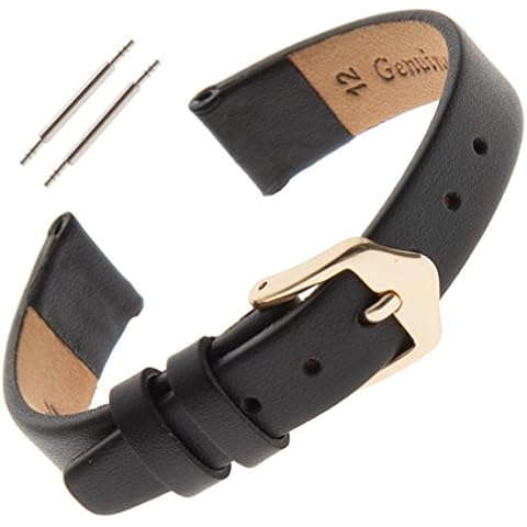 Gilden Ladies Classic Calfskin Leather Watch Band Cover