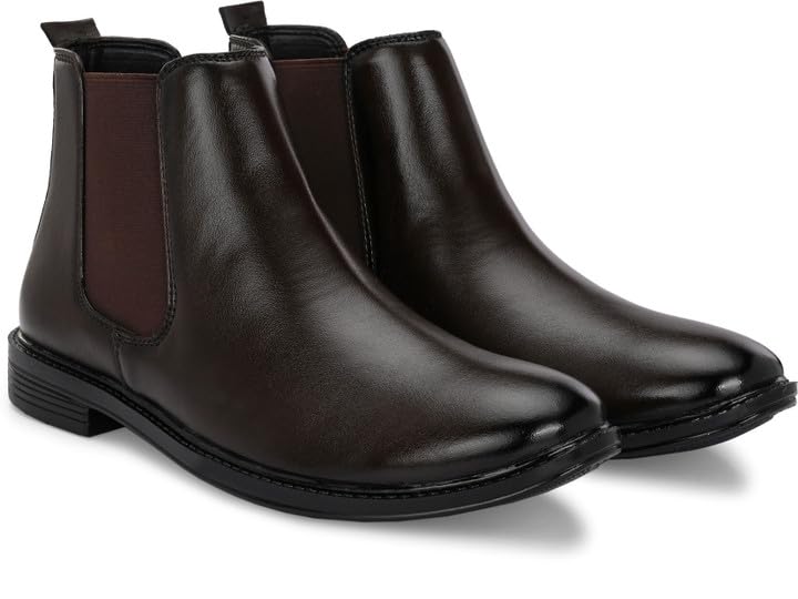 Image of Men Casual Boot | Boot For Men | Chelsea Fashion | Comfort Synthetic Leather All Season Wear Boot