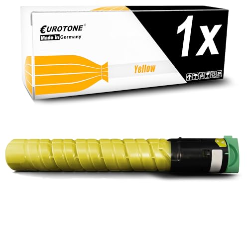Toner Ricoh MPC2551 jaune Eurotone pour remplacer la cartouche vide 842062