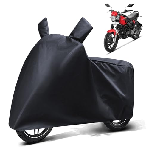 Image of FABTEC Waterproof Bike Body Cover Compatible with Hero XPulse 200T 4V, A3 (Black)