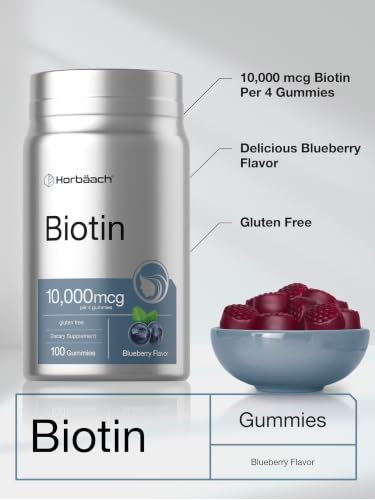 Horbäach Biotin 10000mcg Gummies