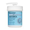 NATURE WELL Clinical Retinol Advanced Moisture Cream for Face, Body, & Hands, Anti Aging, Targets Discoloration, Wrinkles, Sun Damage, Crepey, & Sagging Skin, 16 Oz